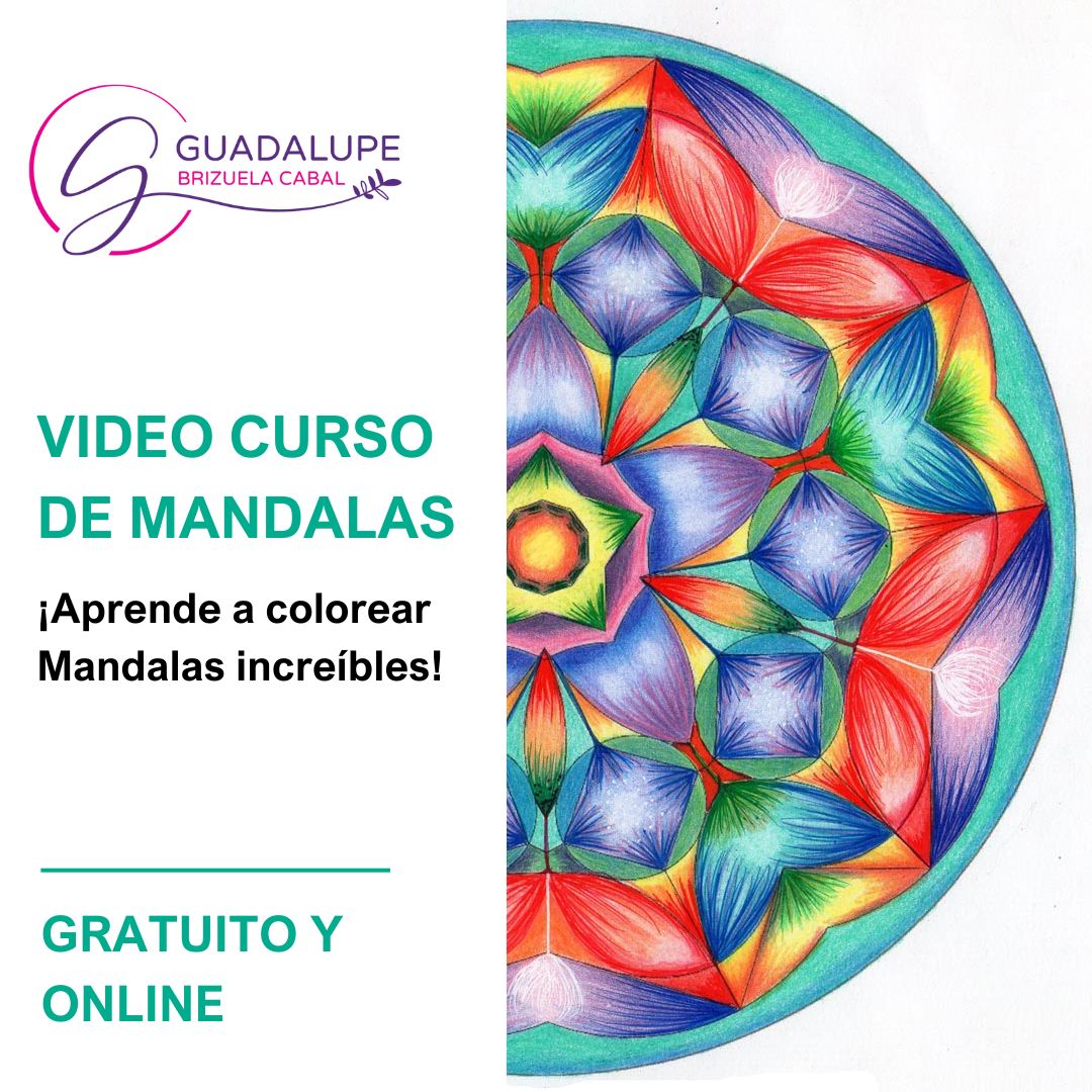 video curso gratis para colorear mandalas increibles