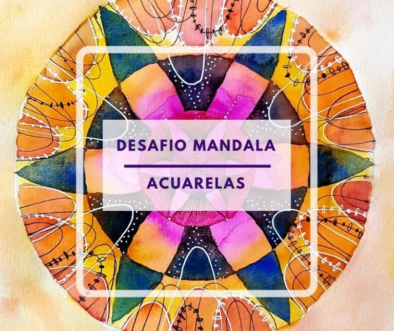 Desafío Mandala con acuarelas
