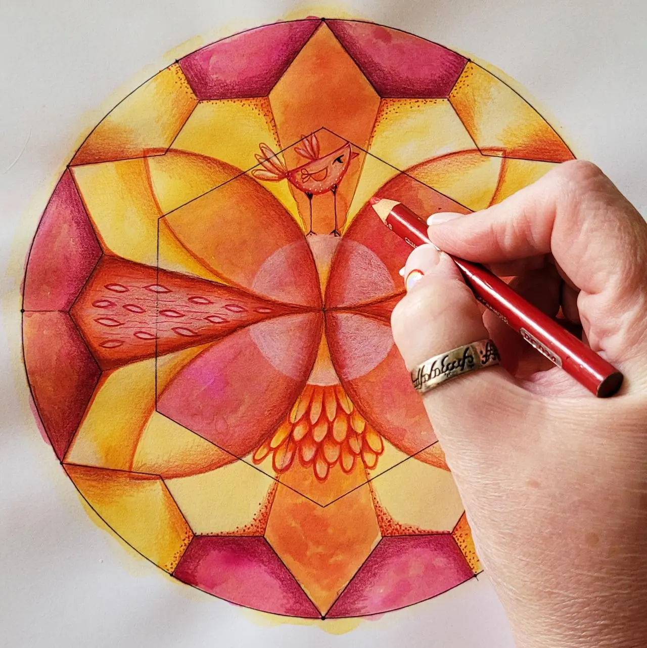 Aprende a dibujar Mandalas únicos con colores armoniosos