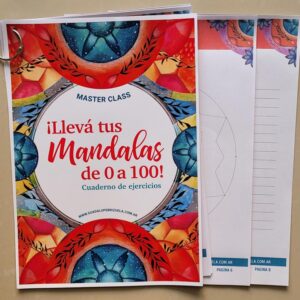Cuaderno de trabajo de la master class llevá tus Mandalas de 0 a 100