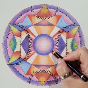 Mandala que hicimos durante la master class