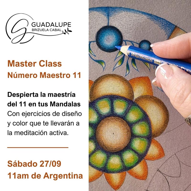Master Class de número maestro 11. Despierta la maestría de este número en tus Mandalas