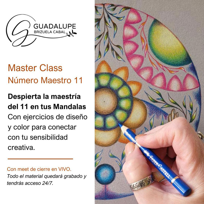 Master Class de número maestro 11. Despierta la maestría de este número en tus Mandalas